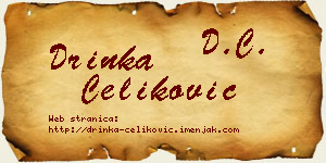 Drinka Čeliković vizit kartica